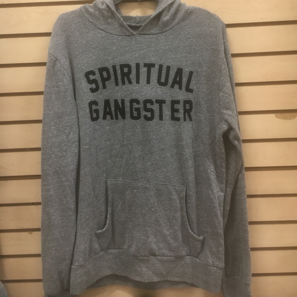 Spiritual gangster high vibe living sweater gray